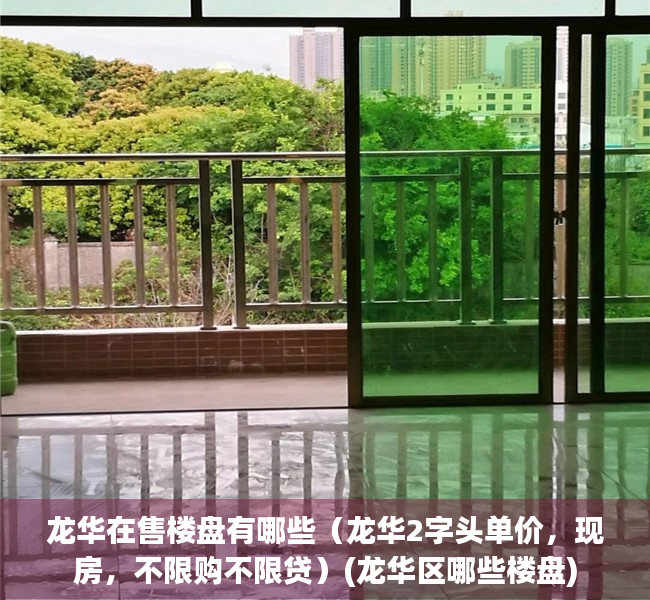 龙华在售楼盘有哪些（龙华2字头单价，现房，不限购不限贷）(龙华区哪些楼盘)