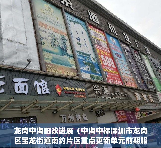 龙岗中海旧改进展（中海中标深圳市龙岗区宝龙街道南约片区重点更新单元前期服务商）