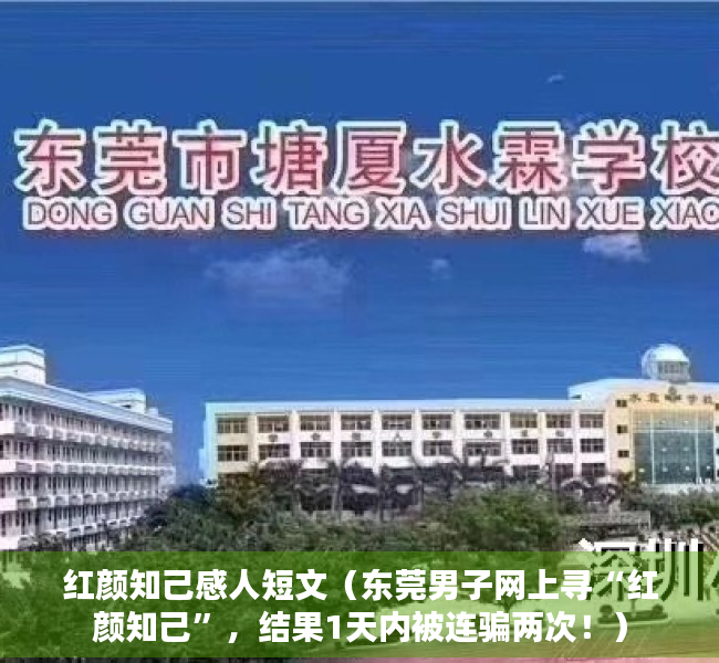 红颜知己感人短文（东莞男子网上寻“红颜知己”，结果1天内被连骗两次！）