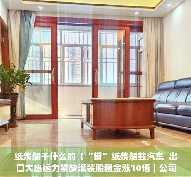 纸浆船干什么的（“借”纸浆船载汽车  出口大热运力紧缺滚装船租金涨10倍｜公司调研）