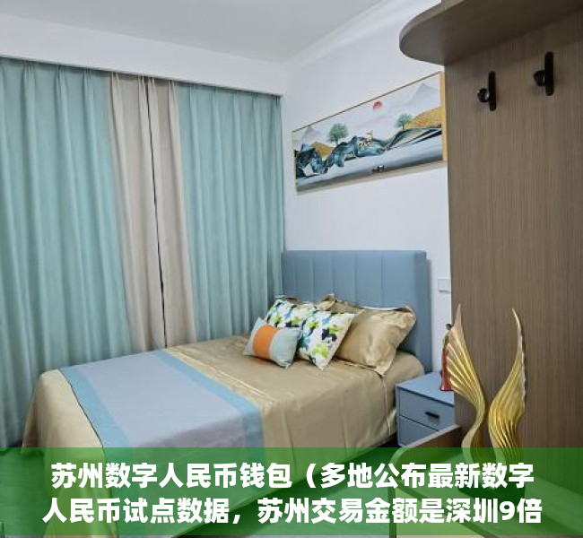 苏州数字人民币钱包（多地公布最新数字人民币试点数据，苏州交易金额是深圳9倍？）