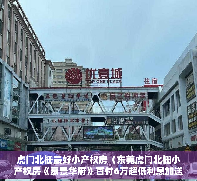 虎门北栅最好小产权房（东莞虎门北栅小产权房《豪景华府》首付6万超低利息加送管理费）