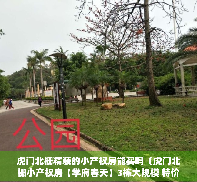 虎门北栅精装的小产权房能买吗（虎门北栅小产权房【学府春天】3栋大规模 特价358万两房 ，特价55万三房）