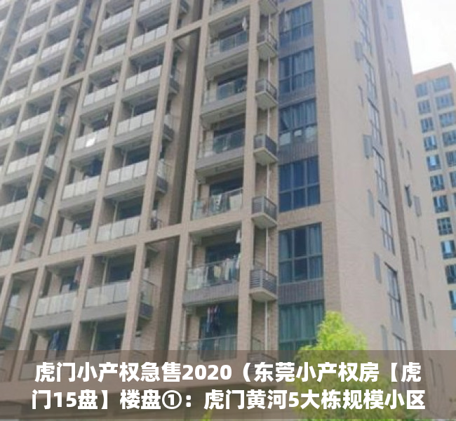 虎门小产权急售2020（东莞小产权房【虎门15盘】楼盘①：虎门黄河5大栋规模小区，首付9万拥有一个家 ；楼盘②）