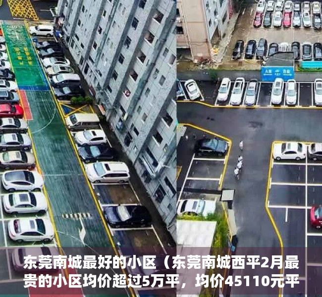 东莞南城最好的小区（东莞南城西平2月最贵的小区均价超过5万平，均价45110元平）