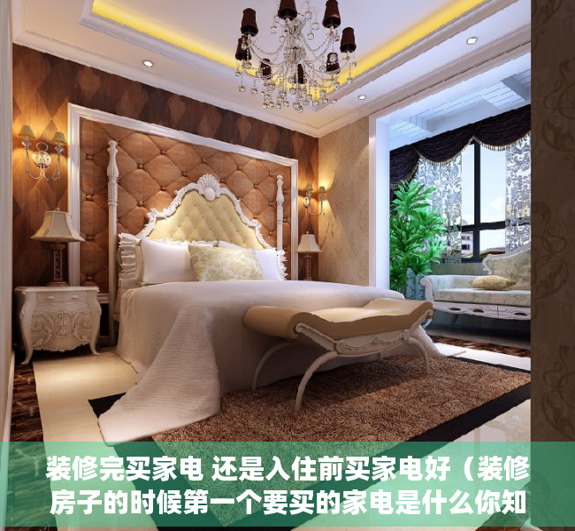 装修完买家电 还是入住前买家电好（装修房子的时候第一个要买的家电是什么你知道嘛？）
