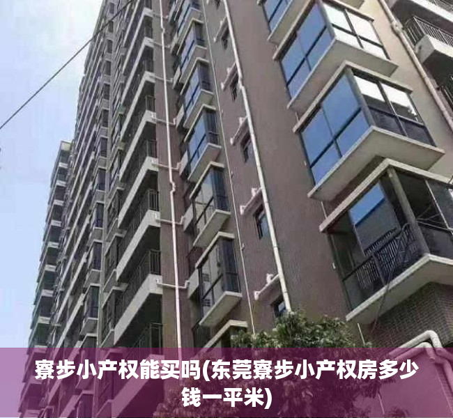 寮步小产权能买吗(东莞寮步小产权房多少钱一平米) 寮步小产权能买吗(东莞寮步小产权房多少钱一平米)