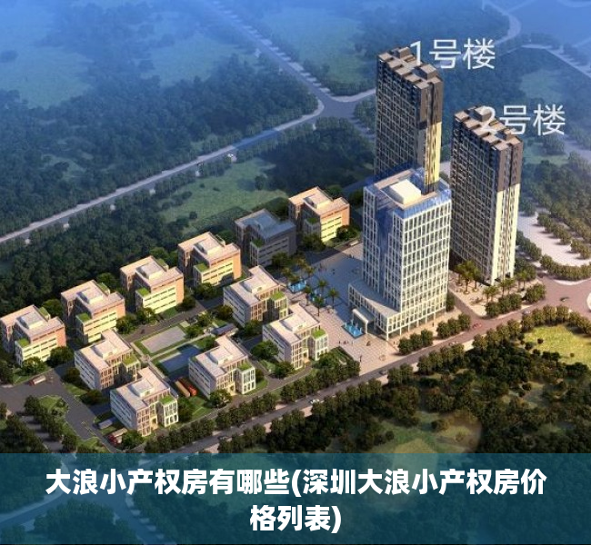 大浪小产权房有哪些(深圳大浪小产权房价格列表) 大浪小产权房有哪些(深圳大浪小产权房价格列表)
