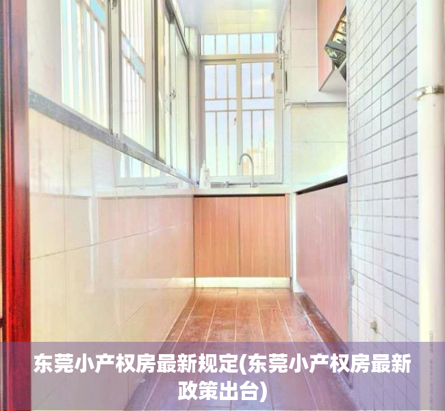 东莞小产权房最新规定(东莞小产权房最新政策出台) 东莞小产权房最新规定(东莞小产权房最新政策出台)