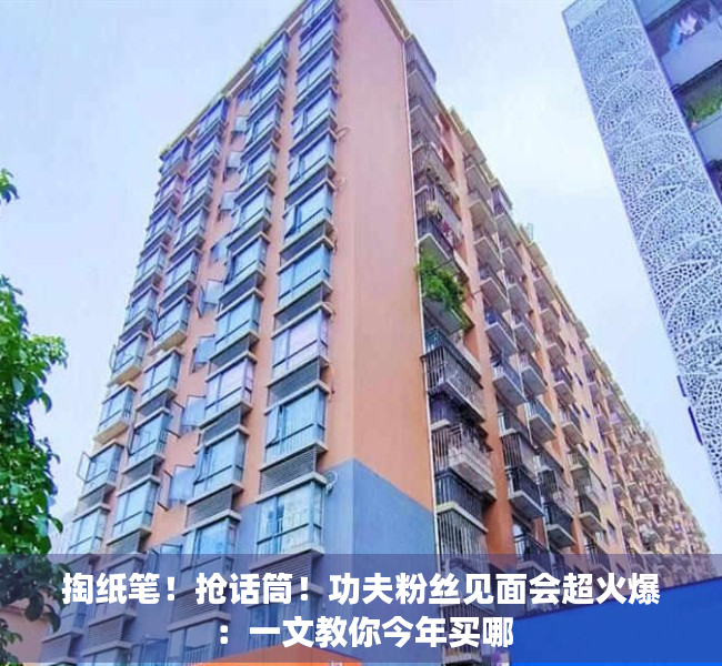 掏纸笔！抢话筒！功夫粉丝见面会超火爆：一文教你今年买哪