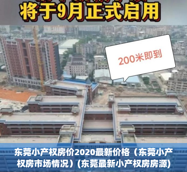 东莞小产权房价2020最新价格（东莞小产权房市场情况）(东莞最新小产权房房源)