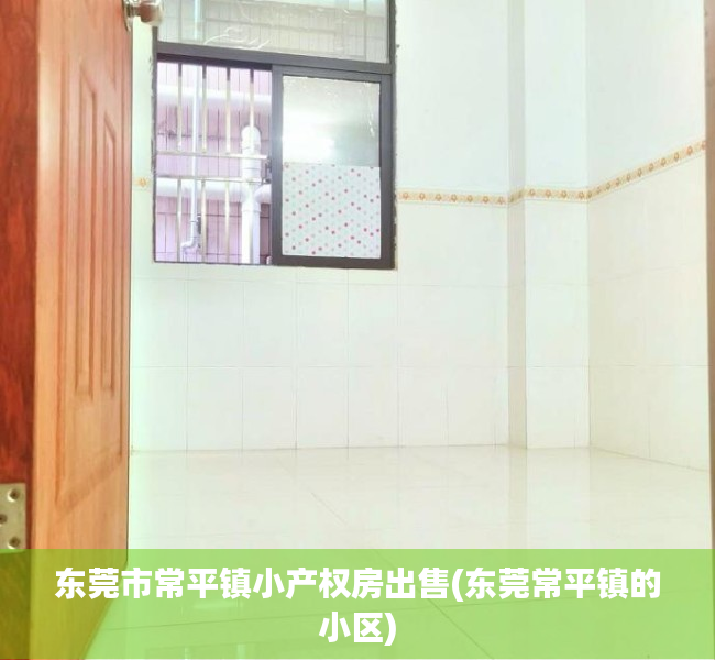 东莞市常平镇小产权房出售(东莞常平镇的小区) 东莞市常平镇小产权房出售(东莞常平镇的小区)