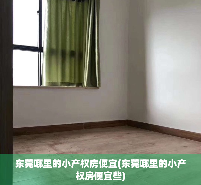 东莞哪里的小产权房便宜(东莞哪里的小产权房便宜些) 东莞哪里的小产权房便宜(东莞哪里的小产权房便宜些)
