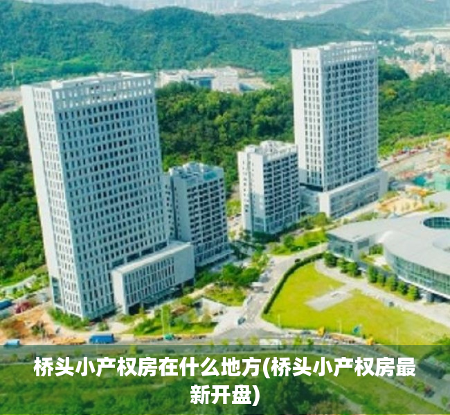 桥头小产权房在什么地方(桥头小产权房最新开盘) 桥头小产权房在什么地方(桥头小产权房最新开盘)