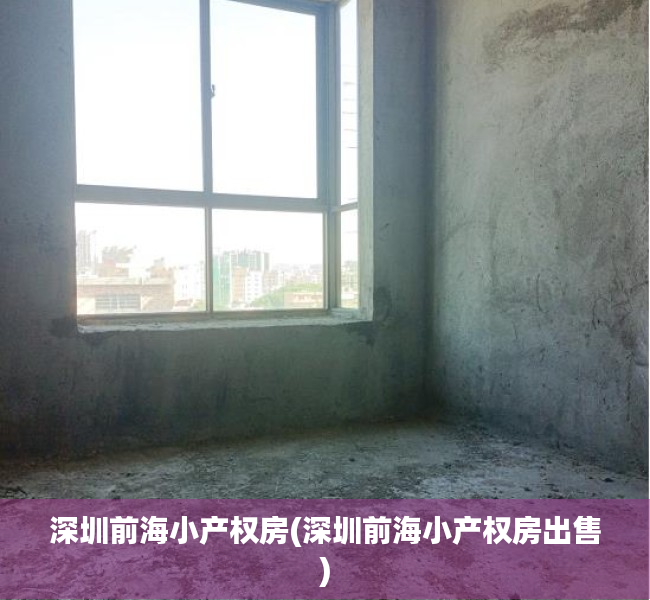 深圳前海小产权房(深圳前海小产权房出售) 深圳前海小产权房(深圳前海小产权房出售)