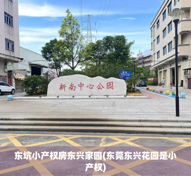 东坑小产权房东兴家园(东莞东兴花园是小产权) 东坑小产权房东兴家园(东莞东兴花园是小产权)