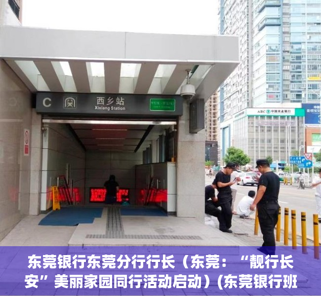 东莞银行东莞分行行长（东莞：“靓行长安”美丽家园同行活动启动）(东莞银行班子成员)