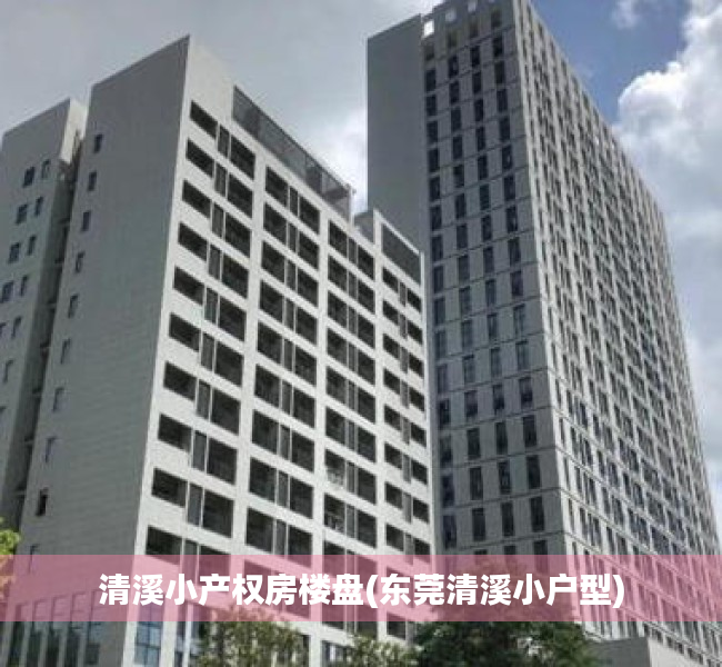清溪小产权房楼盘(东莞清溪小户型) 清溪小产权房楼盘(东莞清溪小户型)