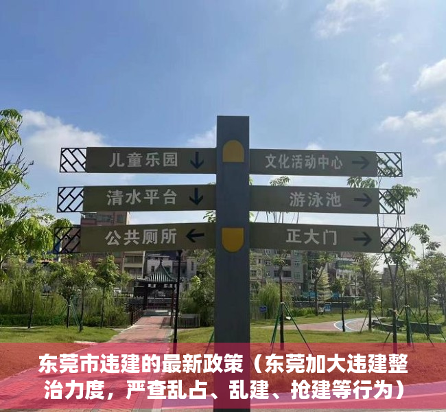 东莞市违建的最新政策（东莞加大违建整治力度，严查乱占、乱建、抢建等行为）