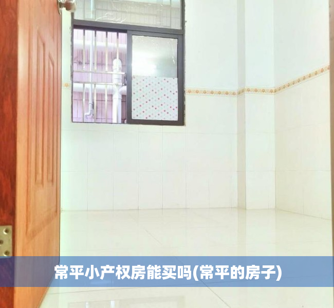 常平小产权房能买吗(常平的房子)