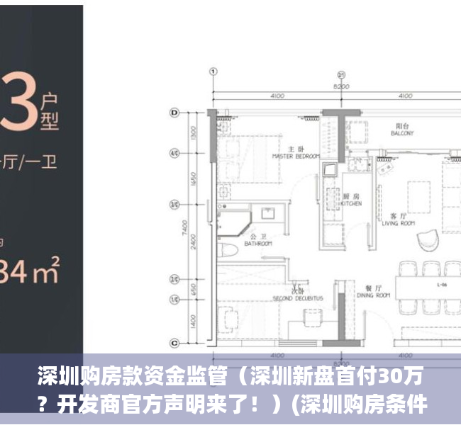 深圳购房款资金监管（深圳新盘首付30万？开发商官方声明来了！）(深圳购房条件和首付比例)