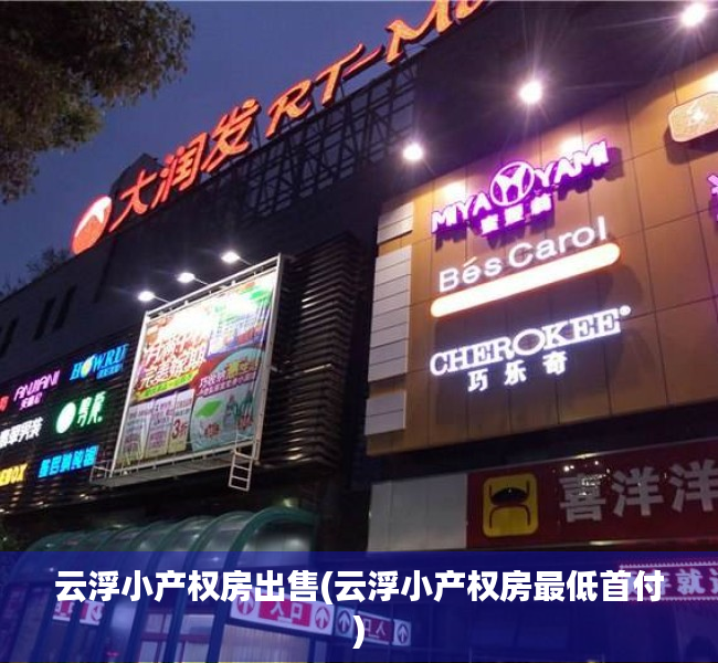 云浮小产权房出售(云浮小产权房最低首付)