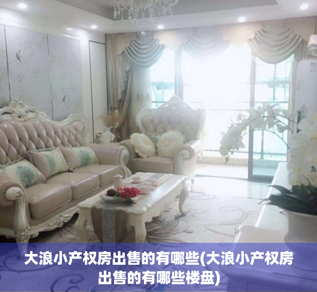 大浪小产权房出售的有哪些(大浪小产权房出售的有哪些楼盘)