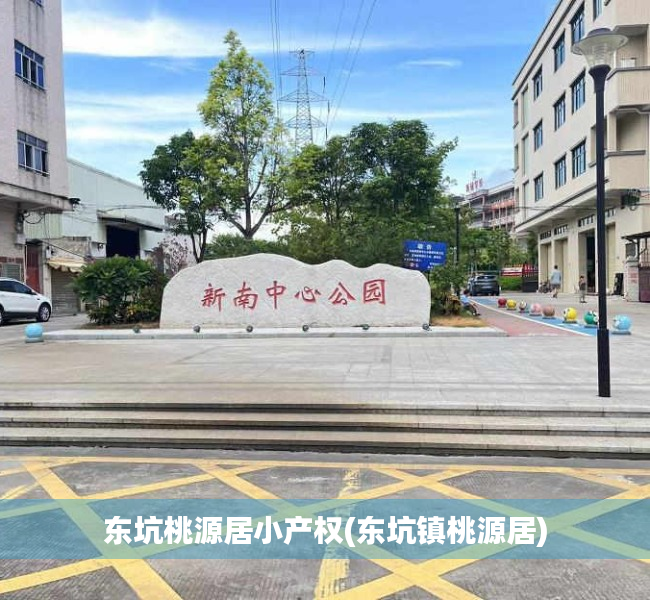 东坑桃源居小产权(东坑镇桃源居)