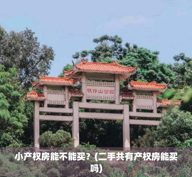小产权房能不能买?(二手共有产权房能买吗) 小产权房能不能买?(二手共有产权房能买吗)