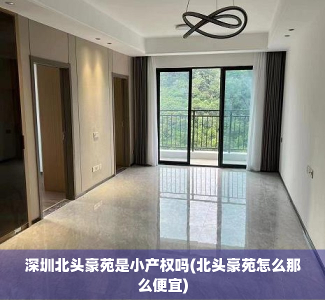 深圳北头豪苑是小产权吗(北头豪苑怎么那么便宜) 深圳北头豪苑是小产权吗(北头豪苑怎么那么便宜)