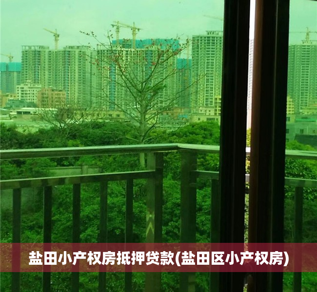 盐田小产权房抵押贷款(盐田区小产权房) 盐田小产权房抵押贷款(盐田区小产权房)