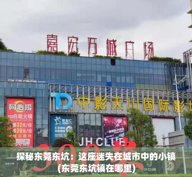探秘东莞东坑：这座迷失在城市中的小镇(东莞东坑镇在哪里)