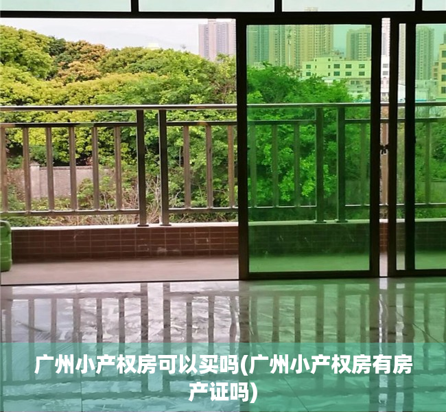 广州小产权房可以买吗(广州小产权房有房产证吗) 广州小产权房可以买吗(广州小产权房有房产证吗)