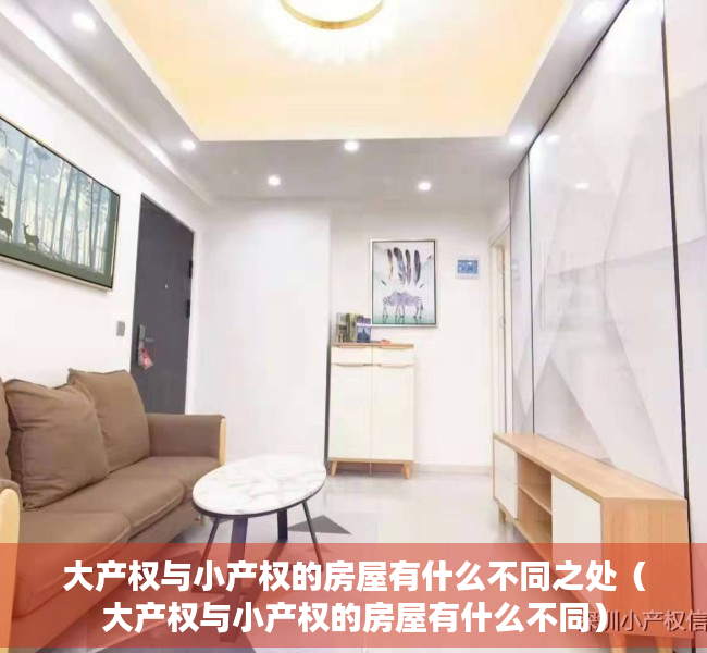 大产权与小产权的房屋有什么不同之处（大产权与小产权的房屋有什么不同）