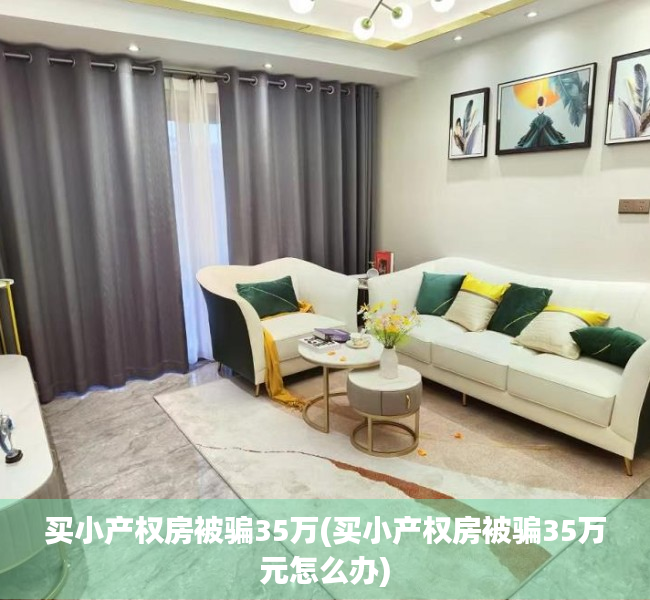 买小产权房被骗35万(买小产权房被骗35万元怎么办) 买小产权房被骗35万(买小产权房被骗35万元怎么办)
