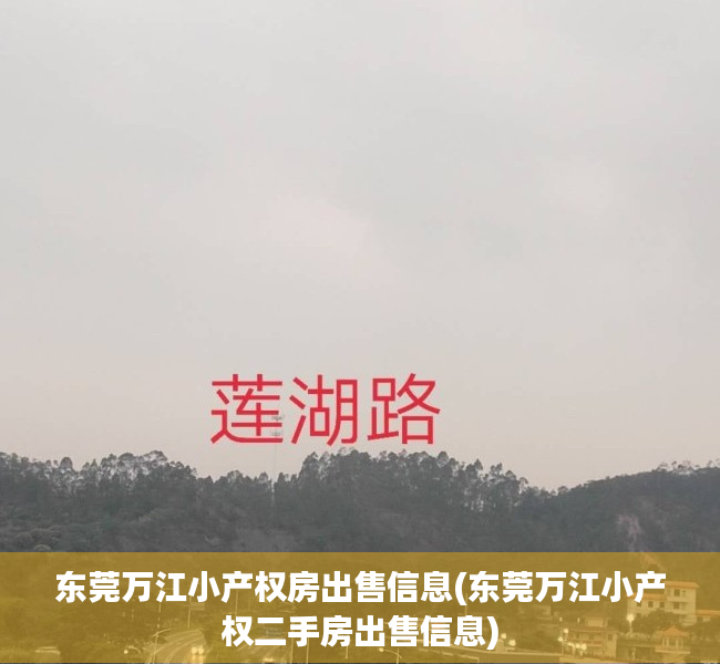 东莞万江小产权房出售信息(东莞万江小产权二手房出售信息) 东莞万江小产权房出售信息(东莞万江小产权二手房出售信息)