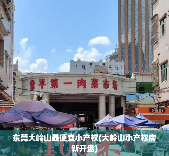 东莞大岭山最便宜小产权(大岭山小产权房新开盘) 东莞大岭山最便宜小产权(大岭山小产权房新开盘)