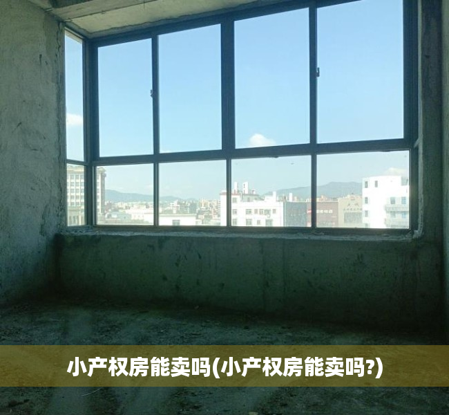 小产权房能卖吗(小产权房能卖吗?) 小产权房能卖吗(小产权房能卖吗?)