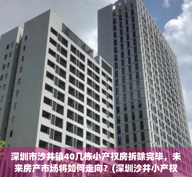 深圳市沙井镇40几栋小产权房拆除完毕，未来房产市场将如何走向？(深圳沙井小产权最新房价多少)