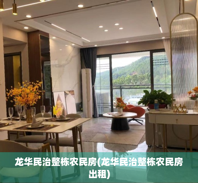 龙华民治整栋农民房(龙华民治整栋农民房出租)