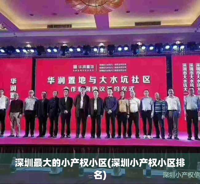 深圳最大的小产权小区(深圳小产权小区排名) 深圳最大的小产权小区(深圳小产权小区排名)