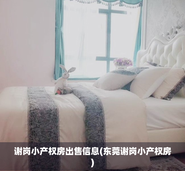 谢岗小产权房出售信息(东莞谢岗小产权房)