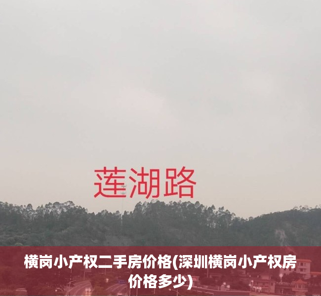 横岗小产权二手房价格(深圳横岗小产权房价格多少) 横岗小产权二手房价格(深圳横岗小产权房价格多少)