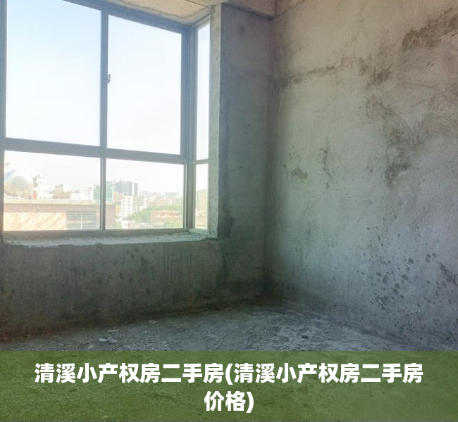 清溪小产权房二手房(清溪小产权房二手房价格) 清溪小产权房二手房(清溪小产权房二手房价格)