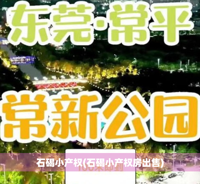 石碣小产权(石碣小产权房出售)