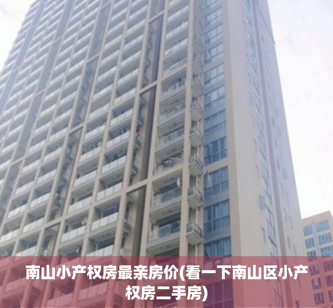 南山小产权房最亲房价(看一下南山区小产权房二手房) 南山小产权房最亲房价(看一下南山区小产权房二手房)