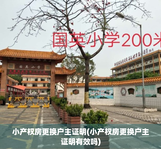 小产权房更换户主证明(小产权房更换户主证明有效吗)