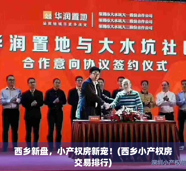 西乡新盘，小产权房新宠！(西乡小产权房交易排行)