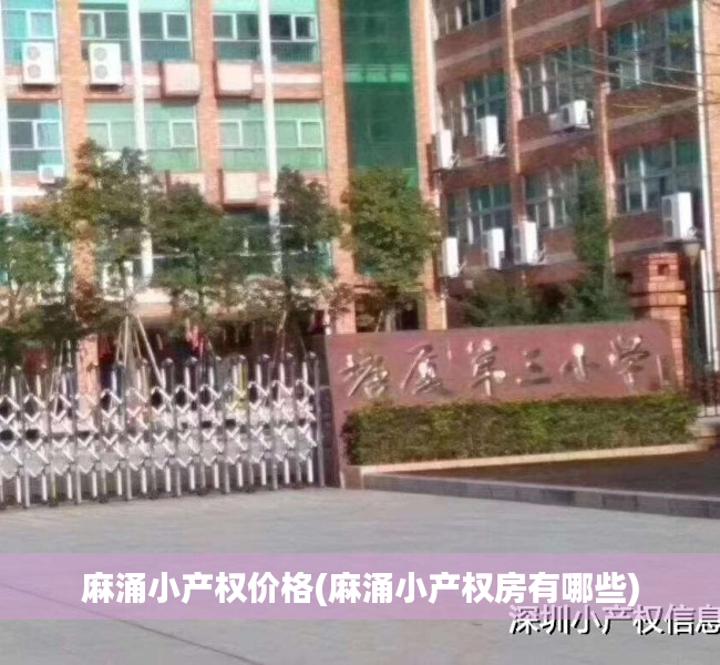 麻涌小产权价格(麻涌小产权房有哪些) 麻涌小产权价格(麻涌小产权房有哪些)