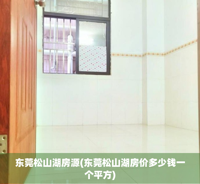 东莞松山湖房源(东莞松山湖房价多少钱一个平方) 东莞松山湖房源(东莞松山湖房价多少钱一个平方)